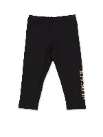 Leggings logati neri