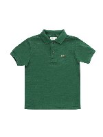 Polo verde con patch logo