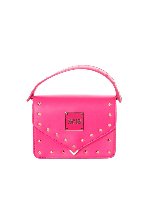 Borsa fucsia con borchie