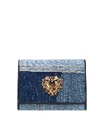 Portafoglio Devotion Patchwork blu