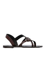 Sandali Matt con cinturini incrociati marroni