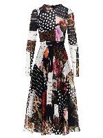 Vestito Patchwork multicolor