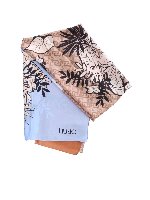 Pashmina multicolor con stampa floreale