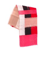 Pashmina multicolor con logo