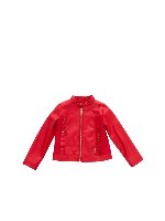 Giubbino rosso con rouches