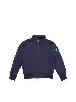 Giubbino blu con patch logo