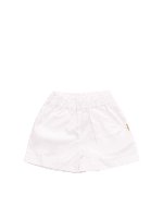 Shorts bianco con logo