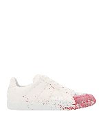 Sneakers Replica Paint Drop bianche e rosse