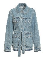 Giacca in denim con frange