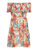 Abito con stampa Jungle