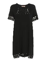 Abito in misto viscosa a costine