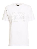 T-shirt  con monogramma ajour