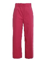 Pantaloni ampi  in cotone stretch