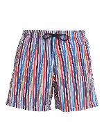 Shorts da mare a righe multicolor Stromboli