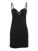 Vestito con logo impreziosito