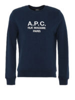 Felpa in cotone con stampa logo