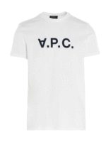 T-shirt logo APC bianca