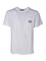 T-shirt bianca con logo sul petto