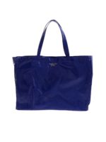 Borsa shopping cerata blu