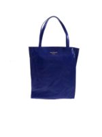 Shopping bag logo blu