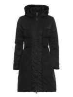 Cappotto sfiancato con cappuccio