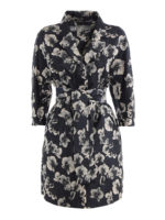 Cappotto corto stampa floreale