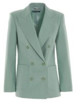 Giacca doppiopetto verde