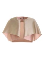 Coprispalle beige e rosa