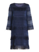 Vestito in organza con frangette