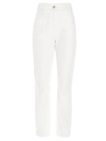 Jeans con dettaglio cuciture bianchi