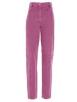 Jeans gamba larga fucsia