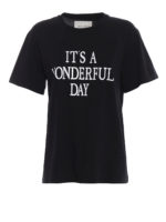 T-shirt nera Its a Wonderful Day
