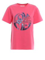 T-shirt Love Me con paillettes