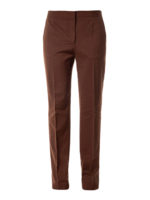 Pantaloni a vita alta in misto lana