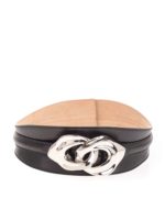 Cintura con maglie Sculptural nera