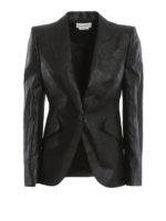 Blazer monopetto in lino