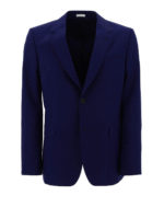 Blazer monopetto in misto lana