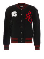 Giacca bomber in misto lana