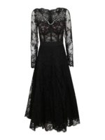 Abito in seta e pizzo