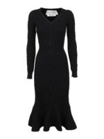 Abito midi con dettagli cut out