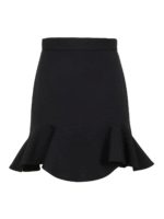 Gonna in lana misto seta