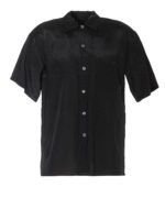 Camicia in viscosa con maxi ricamo