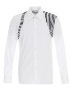 Camicia con dettagli a righe