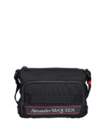 Borsa a spalla con banda firmata