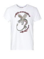T-shirt in jersey con ricamo logo Dragon