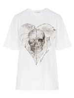 T-shirt Graphic Heart bianca