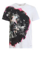 T-shirt con stampa Ink Flower