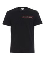 T-shirt in cotone total black