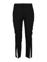 Pantaloni con spacco frontale