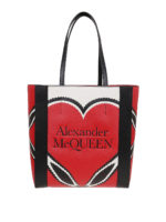 Borsa shopper con logo lettering